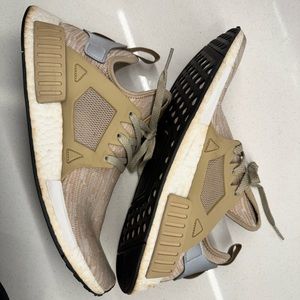 ADIDAS NMD XR1 LINEN MENS SNEAKERS 10 M BEIGE TAN RUNNING SHOE STREETWEAR Y2K